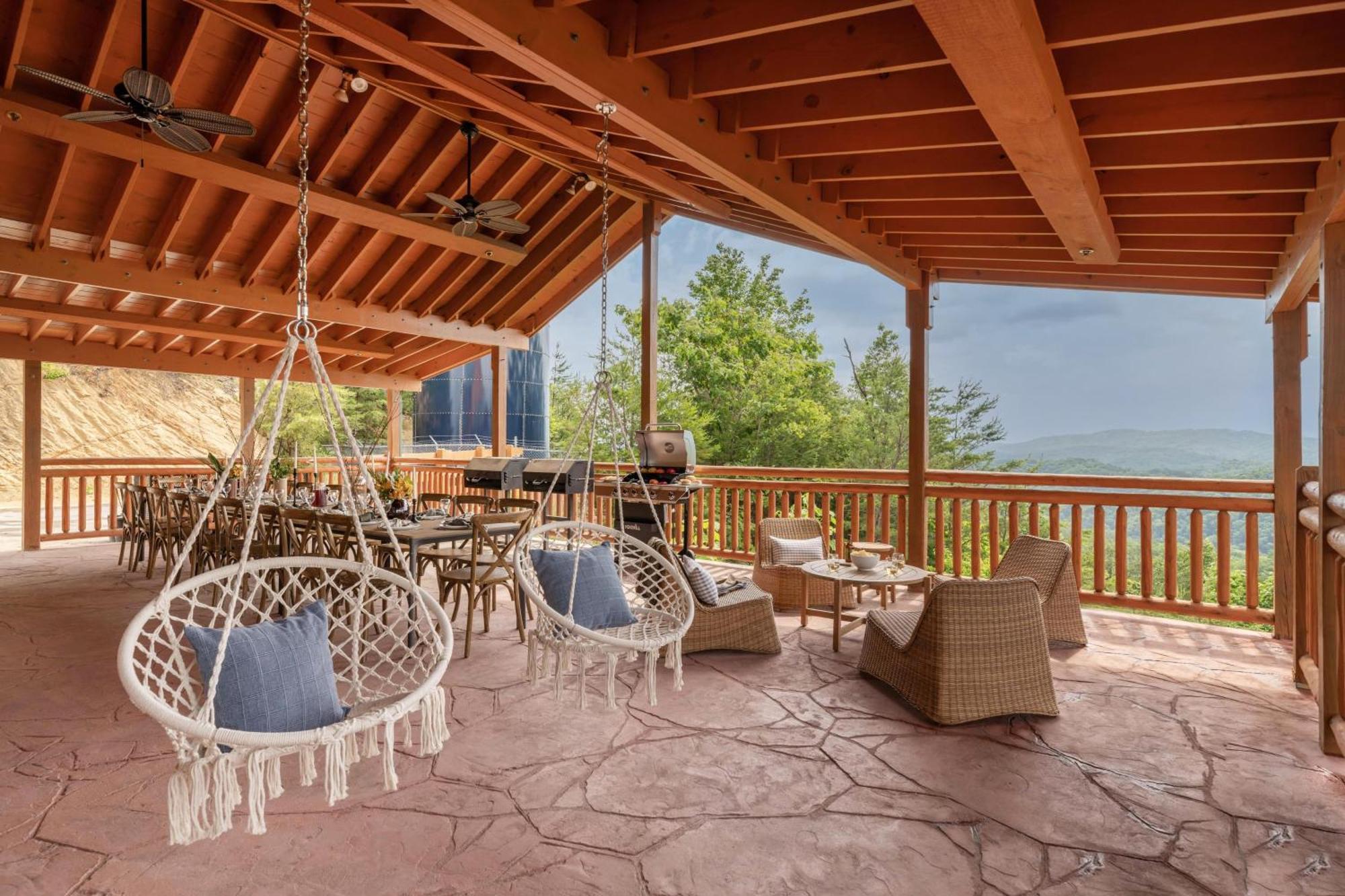 Sugarland By Avantstay Sleeps 28 Home Theatre Two Hot Tubs Indoor Pool Incredible Views Pigeon Forge Dış mekan fotoğraf