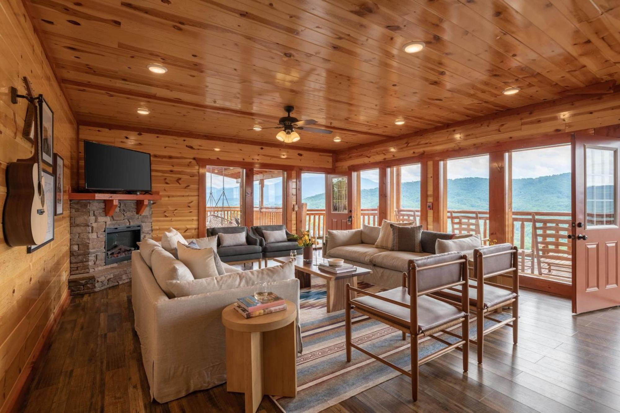 Sugarland By Avantstay Sleeps 28 Home Theatre Two Hot Tubs Indoor Pool Incredible Views Pigeon Forge Dış mekan fotoğraf