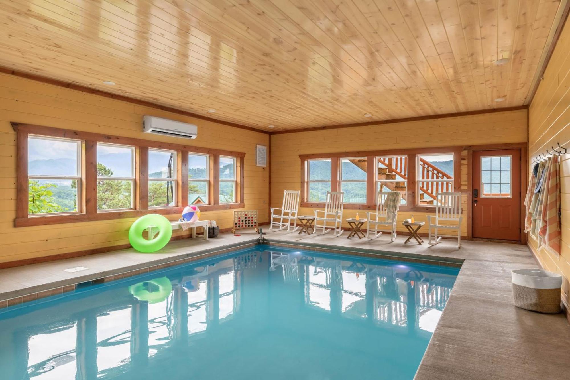 Sugarland By Avantstay Sleeps 28 Home Theatre Two Hot Tubs Indoor Pool Incredible Views Pigeon Forge Dış mekan fotoğraf
